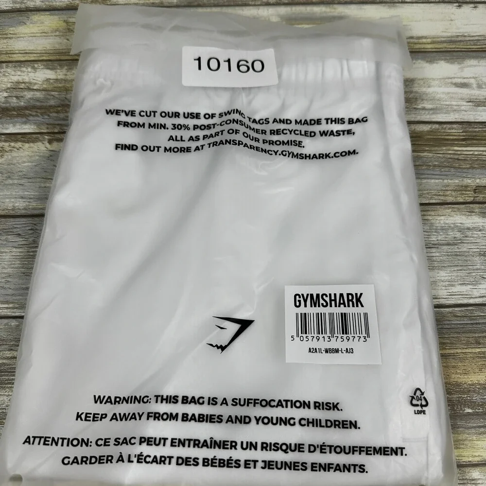 Gymshark Shorts Mens‎ Large White Arrival 7
